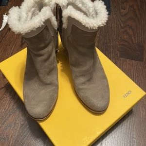 FENDI Wedge Boots
